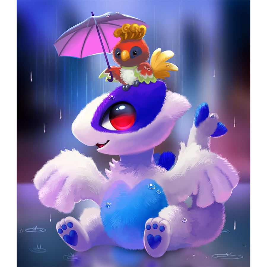 Diamond Painting - Full Round - Cartoon Bird (30*30CM)