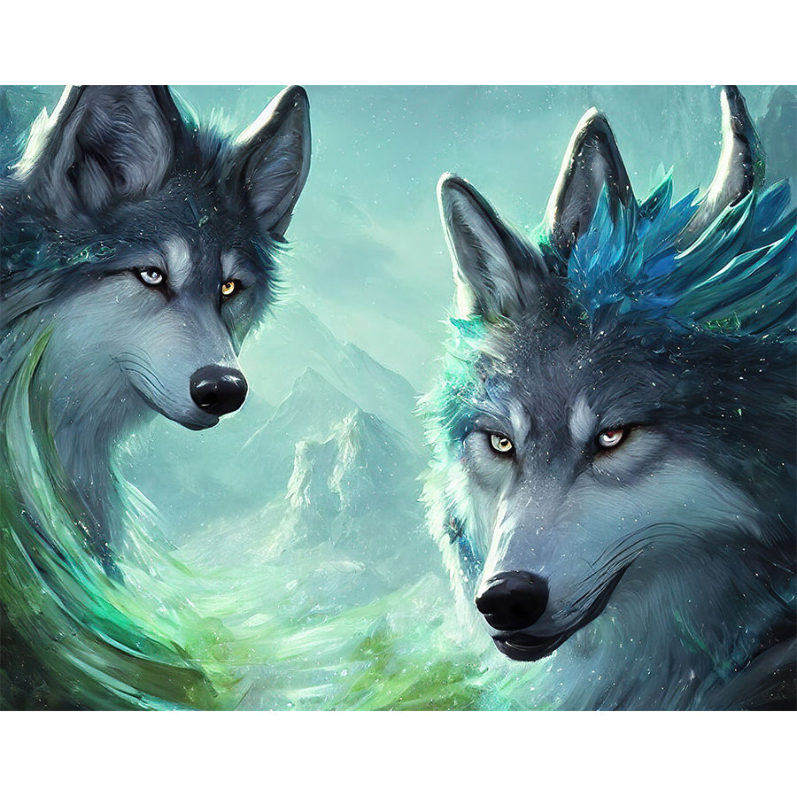 Diamond Painting - Full Round - Wolf (30*40CM)