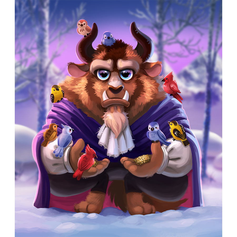 Diamond Painting - Full Round - Cartoon Disney Beast (30*30CM)
