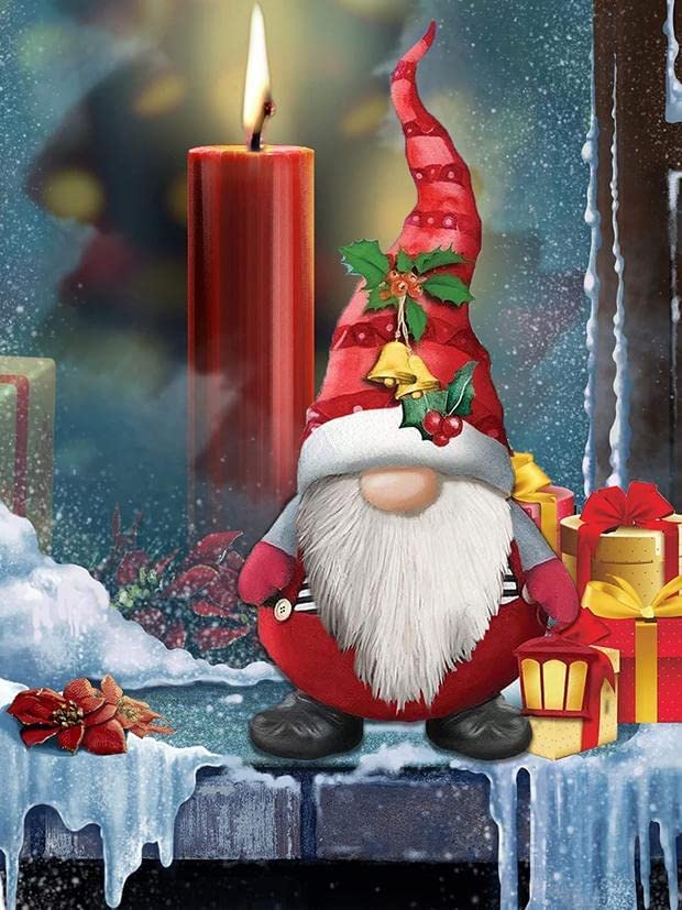 Diamond Painting - Full Round - Christmas Gnome (30*40CM)