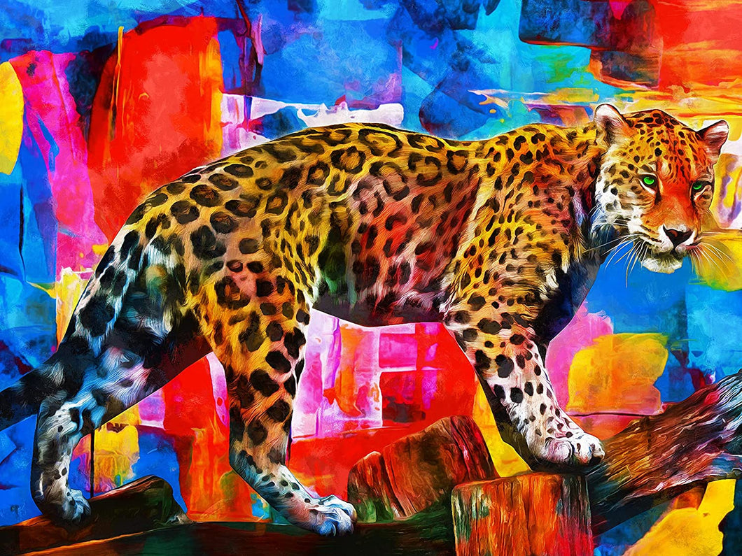 Diamond Painting - Full Round - Leopard (35*45CM)