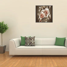 Load image into Gallery viewer, Retro Flowers 35x35cm(canvas) full round drill diamond painting
