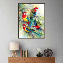 Load image into Gallery viewer, Bird 30*38CM(Canvas) Partial Round Drill Diamond Painting
