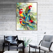 Load image into Gallery viewer, Bird 30*38CM(Canvas) Partial Round Drill Diamond Painting
