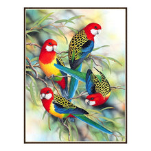 Load image into Gallery viewer, Bird 30*38CM(Canvas) Partial Round Drill Diamond Painting
