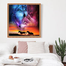 Load image into Gallery viewer, Wolf 30*30CM(Canvas) Full Square Drill Diamond Painting
