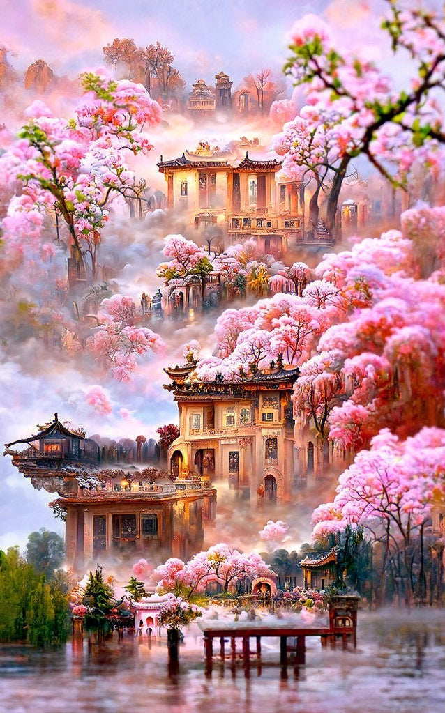 AB Diamond Painting - Full Round - Wonderland Palace (50*80cm)