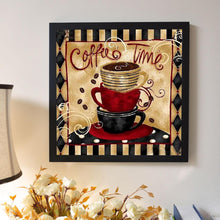 Load image into Gallery viewer, Retro Coffee 30*30CM(Canvas) Full Round Drill Diamond Painting
