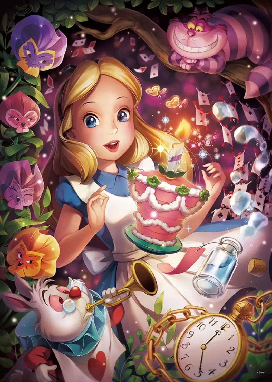 Diamond Painting - Full Round - Disney's Tinkerbell Elf Alice in Wonderland (30*40CM)