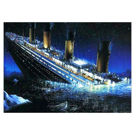 Titanic 30*40CM(Canvas) Full Round Drill Diamond Painting