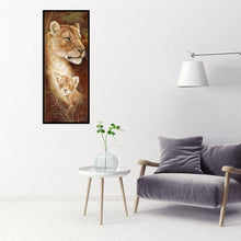Load image into Gallery viewer, Lion 25*55CM(Canvas) Full Square Drill Diamond Painting
