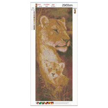 Load image into Gallery viewer, Lion 25*55CM(Canvas) Full Square Drill Diamond Painting
