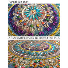 Load image into Gallery viewer, Folk Flower 30*30CM(Canvas) Partial Round Drill Diamond Painting
