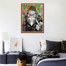 Load image into Gallery viewer, Chimpanzee 30*40CM(Canvas) Full Square Drill Diamond Painting
