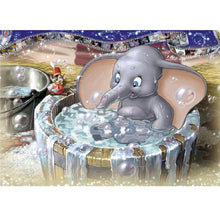 Load image into Gallery viewer, Shower Elephant 25*20CM(Canvas)-Partial Round Drill Diamond Painting

