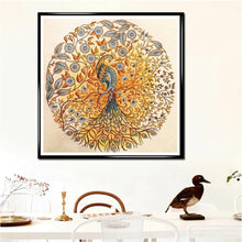 Load image into Gallery viewer, Peacock 30*30CM(Canvas) Full Round Drill Diamond Painting
