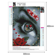 Load image into Gallery viewer, Novelty Eye 40*30CM(Canvas) Full Round Drill Diamond Painting
