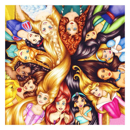 Fairy Tale Dolls 30*30CM(Canvas)-Full Round Drill Diamond Painting