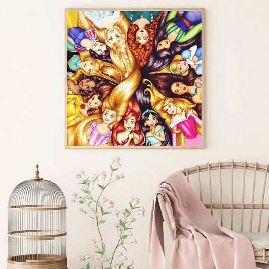 Fairy Tale Dolls 30*30CM(Canvas)-Full Round Drill Diamond Painting