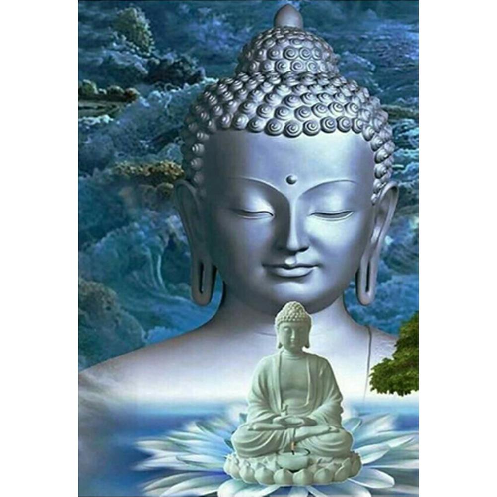 Buddha 40*30CM(Canvas)-Full Round Drill Diamond Painting