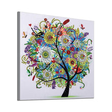 Load image into Gallery viewer, Colorful Tree 30*30CM(Canvas) Special Shaped Drill Diamond Painting
