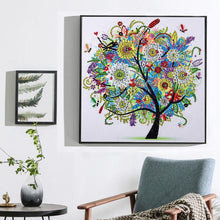 Load image into Gallery viewer, Colorful Tree 30*30CM(Canvas) Special Shaped Drill Diamond Painting
