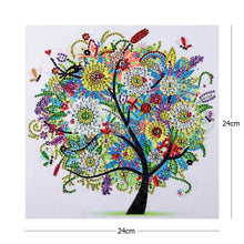 Load image into Gallery viewer, Colorful Tree 30*30CM(Canvas) Special Shaped Drill Diamond Painting
