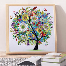 Load image into Gallery viewer, Colorful Tree 30*30CM(Canvas) Special Shaped Drill Diamond Painting
