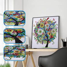 Load image into Gallery viewer, Colorful Tree 30*30CM(Canvas) Special Shaped Drill Diamond Painting
