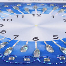 Load image into Gallery viewer, Novelty Flower Clock 35*35CM(Canvas) Round Drill Diamond Painting
