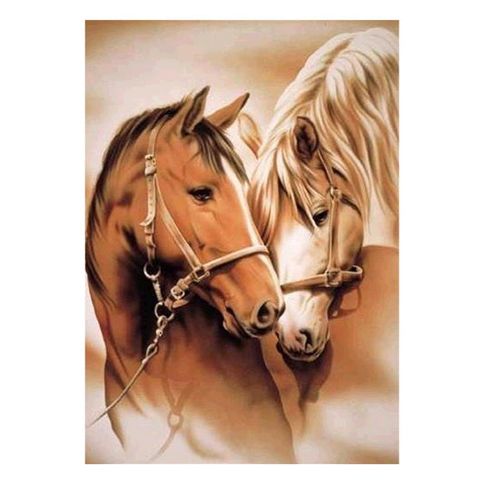 Horse 30*40CM(Canvas) Full Round Drill Diamond Painting