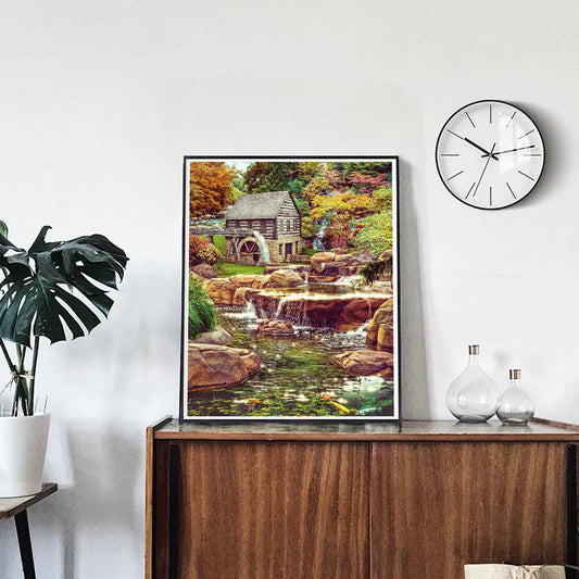 Vintage Life 30*25CM(Canvas) Full Round Drill Diamond Painting