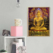Load image into Gallery viewer, Buddha 40*30CM(Canvas) Full Round Drill Diamond Painting
