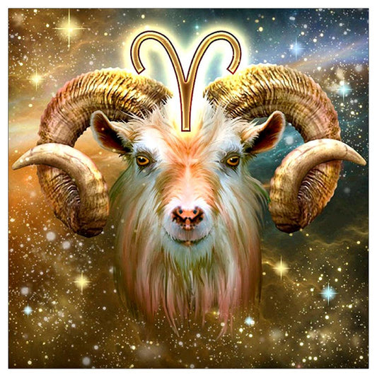 Aries 30*30CM(Canvas) Full Round Drill Diamond Painting