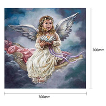 Load image into Gallery viewer, Baby Angel 30*30CM(Canvas) Full Round Drill Diamond Painting

