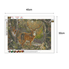 Load image into Gallery viewer, Deer 30*40CM(Canvas)-Full Round Drill Diamond Painting
