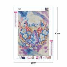 Load image into Gallery viewer, Flower Butterfly 30*40CM(Canvas) Full Square Drill Diamond Painting
