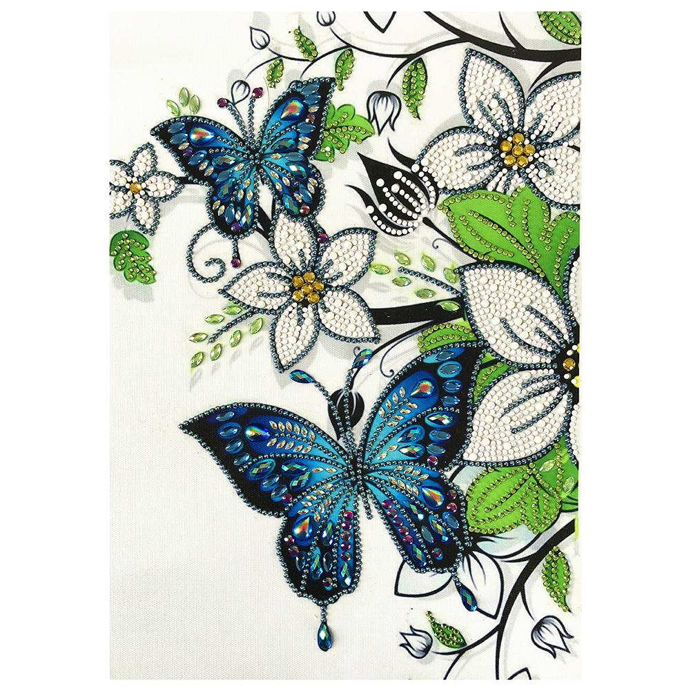 Butterfly 30*40CM(Canvas) Special Shaped Drill Diamond Painting