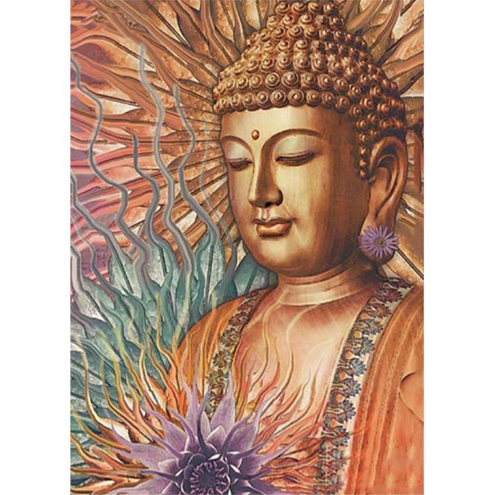 Buddha 30*40CM(Canvas) Full Round Drill Diamond Painting