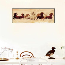 Load image into Gallery viewer, Running Horses 80*30CM(Canvas) Full Round Drill Diamond Painting
