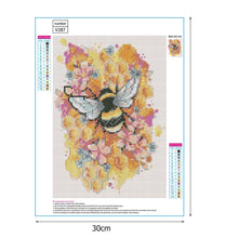 Load image into Gallery viewer, Bee 40*30CM(Canvas) Full Round Drill Diamond Painting
