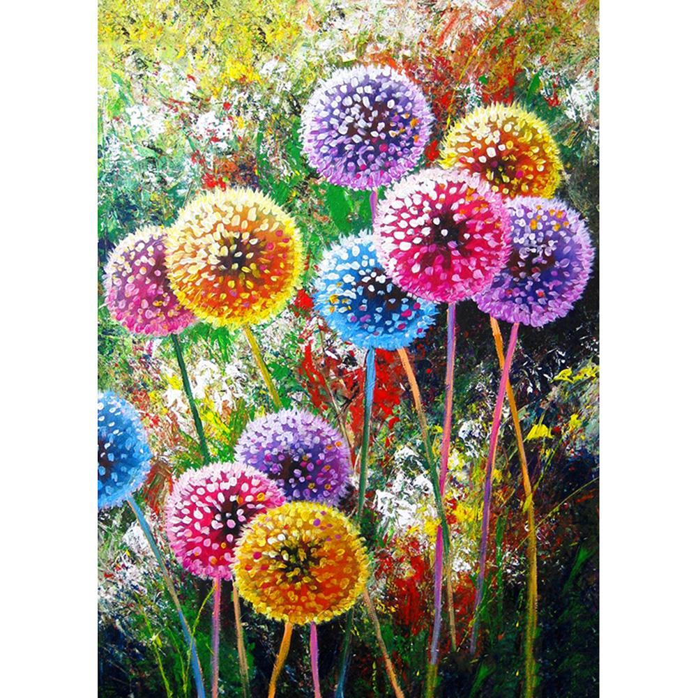 Dandelion 40*30CM(Canvas) Full Round Drill Diamond Painting