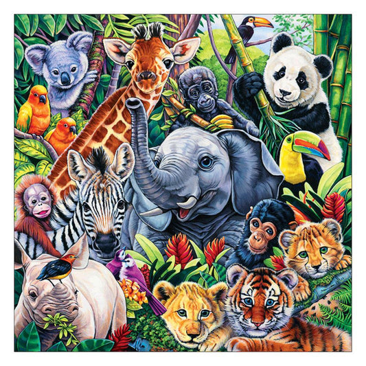 Animal 30*30CM(Canvas) Full Round Drill Diamond Painting
