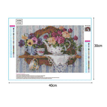 Load image into Gallery viewer, Flower 40*30CM(Canvas) Full Round Drill Diamond Painting
