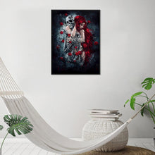 Load image into Gallery viewer, Beauty Skull 30*40CM(Canvas) Full Round Drill Diamond Painting
