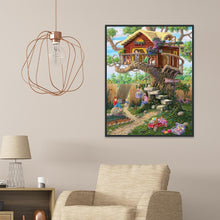 Load image into Gallery viewer, Tree House 30*40CM(Canvas) Full Round Drill Diamond Painting

