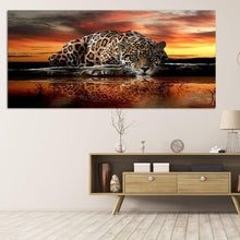 Load image into Gallery viewer, Tiger 90*45CM(Canvas) Full Round Drill Diamond Painting
