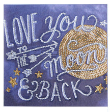 Load image into Gallery viewer, Love You 25*25CM(Canvas)-Special Shaped Drill Diamond Painting

