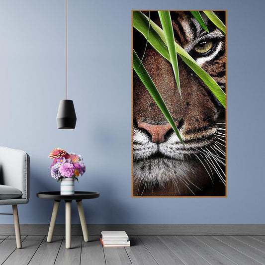 Tiger 85*45CM(Canvas) Full Round Drill Diamond Painting