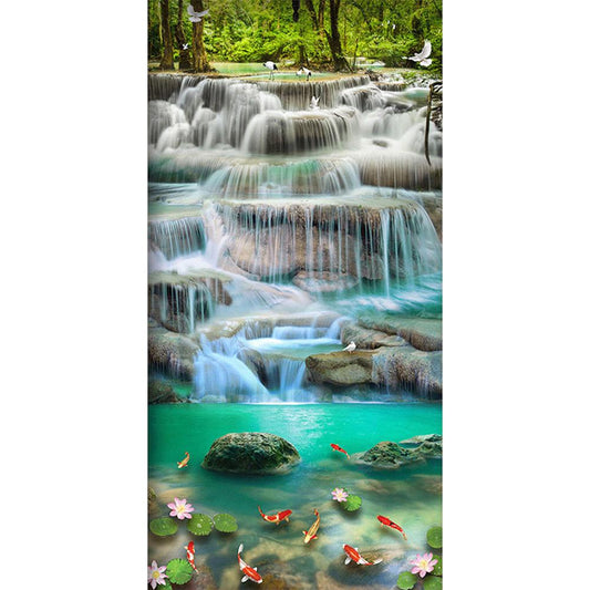 Landscape 85*45CM(Canvas) Full Round Drill Diamond Painting
